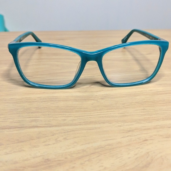 Calvin Klein Teal Glasses - Picture 3 of 8